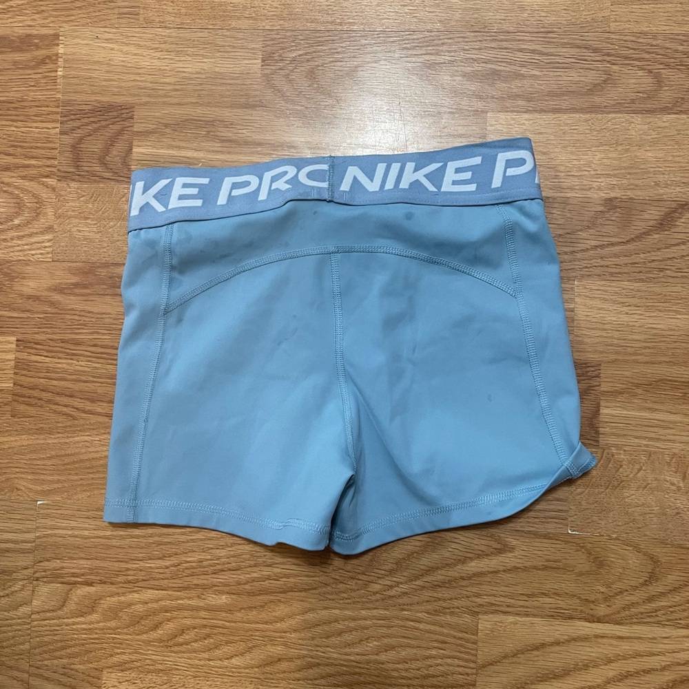 Nike Women's Pro Blue Athletic Shorts